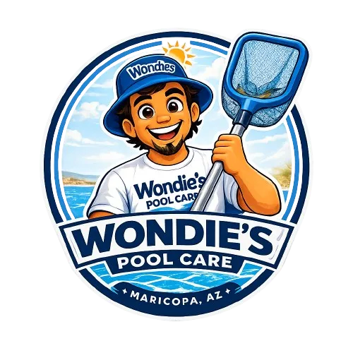 Wondie's Pool Care logo